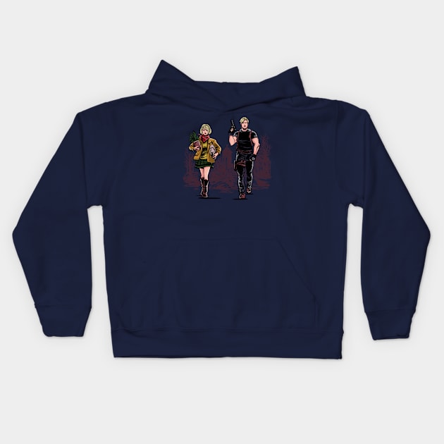 Leon: The Professional Kids Hoodie by Zascanauta